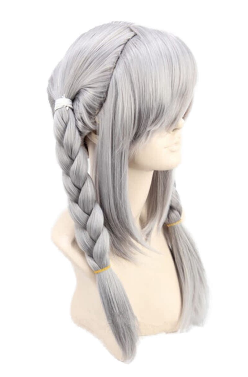 Cosplay Wig Compatible with Danganronpa  辺古山ペコ Character Wig Halloween props Suitable for role-playing Heat Resistant Stylable Multiple Bright Colors Gift for Comic Exhibition Enthusiasts Holiday - Image 4