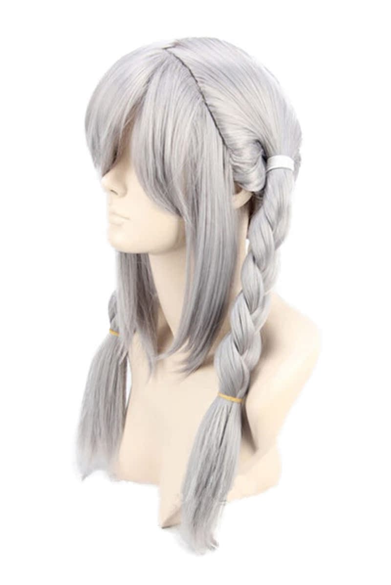 Cosplay Wig Compatible with Danganronpa  辺古山ペコ Character Wig Halloween props Suitable for role-playing Heat Resistant Stylable Multiple Bright Colors Gift for Comic Exhibition Enthusiasts Holiday - Image 3