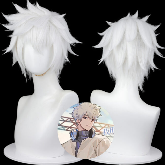 Cosplay Wig Compatible with Link Click Lu Guang Character Wig Halloween props Suitable for role-playing Heat Resistant Stylable Multiple Bright Colors Gift for Comic Exhibition Enthusiasts Holiday - Image 2
