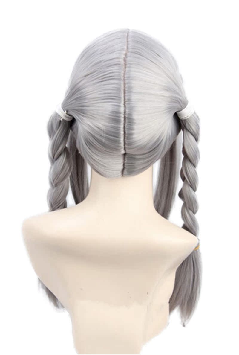 Cosplay Wig Compatible with Danganronpa  辺古山ペコ Character Wig Halloween props Suitable for role-playing Heat Resistant Stylable Multiple Bright Colors Gift for Comic Exhibition Enthusiasts Holiday - Image 2
