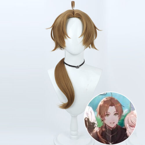 Cosplay Wig Compatible with Mushoku Tensei:Jobless Reincarnation Rudeus Greyrat Character Wig Halloween props Suitable for role-playing Heat Resistant Stylable Multiple Bright Colors Gift for Comic Exhibition Enthusiasts Holiday