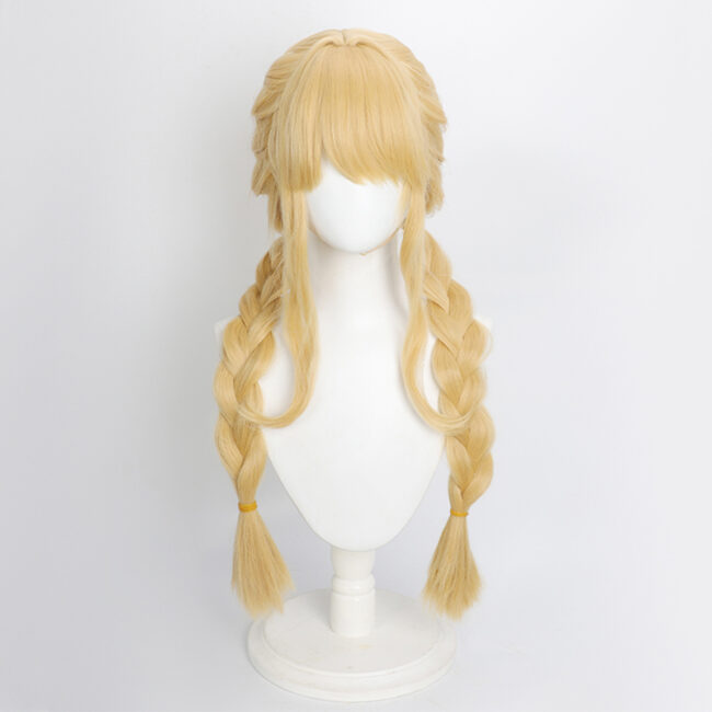 Cosplay Wig THE IDOLM@STER SHINY COLORS Fujita Kotone Character Wig Halloween props Suitable for role-playing Heat Resistant Stylable Multiple Bright Colors Gift for Comic Exhibition Enthusiasts Holiday - Image 3