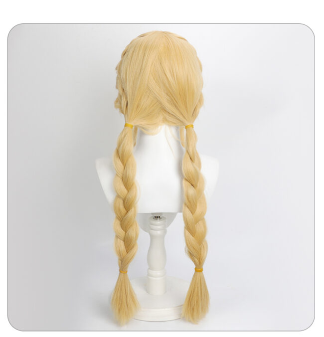 Cosplay Wig THE IDOLM@STER SHINY COLORS Fujita Kotone Character Wig Halloween props Suitable for role-playing Heat Resistant Stylable Multiple Bright Colors Gift for Comic Exhibition Enthusiasts Holiday - Image 4