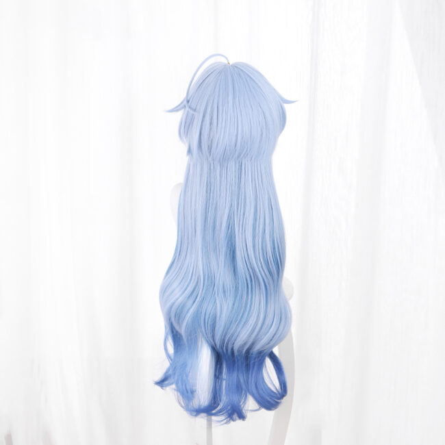 Cosplay Wig Genshin impact Ganyu Character Wig Halloween props Suitable for role-playing Heat Resistant Stylable Multiple Bright Colors Gift for Comic Exhibition Enthusiasts Holiday - Image 2