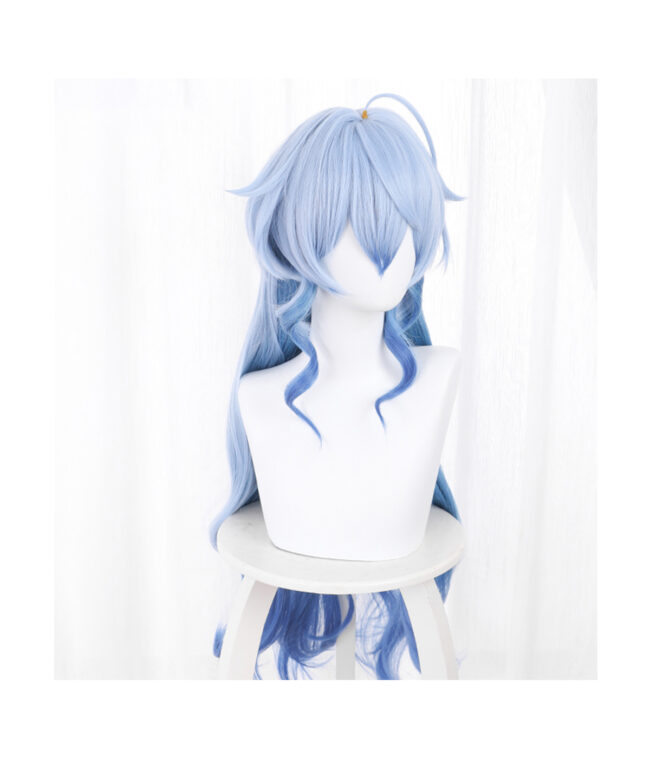 Cosplay Wig Genshin impact Ganyu Character Wig Halloween props Suitable for role-playing Heat Resistant Stylable Multiple Bright Colors Gift for Comic Exhibition Enthusiasts Holiday - Image 4