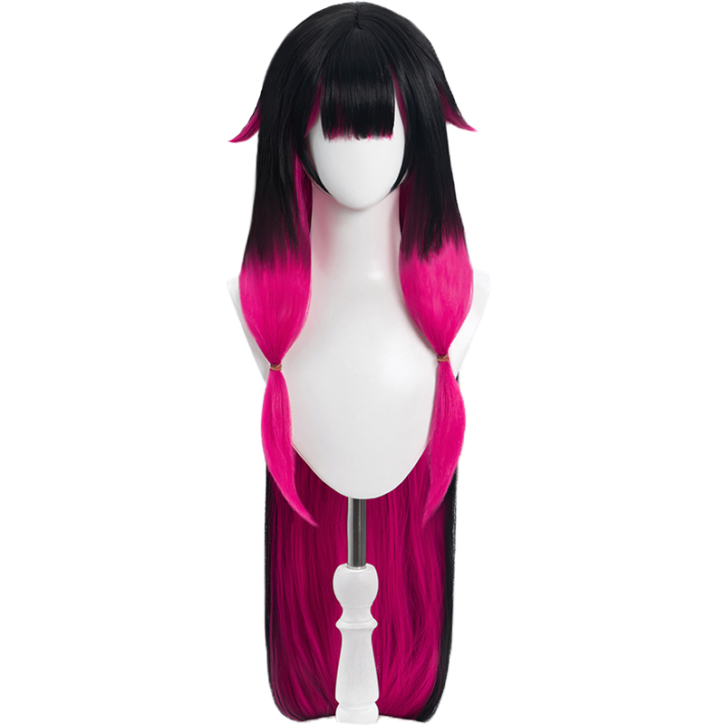 Cosplay Wig Genshin impact Columbina Character Wig Halloween props Suitable for role-playing Heat Resistant Stylable Multiple Bright Colors Gift for Comic Exhibition Enthusiasts Holiday - Image 4