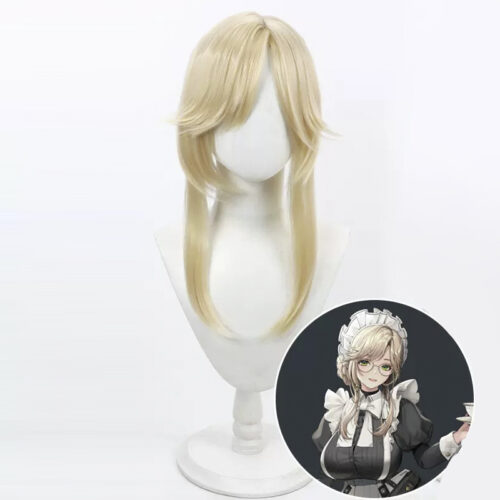 Cosplay Wig Compatible with GODDESS OF VICTORY: NIKKE Ade Character Wig Halloween props Suitable for role-playing Heat Resistant Stylable Multiple Bright Colors Gift for Comic Exhibition Enthusiasts Holiday
