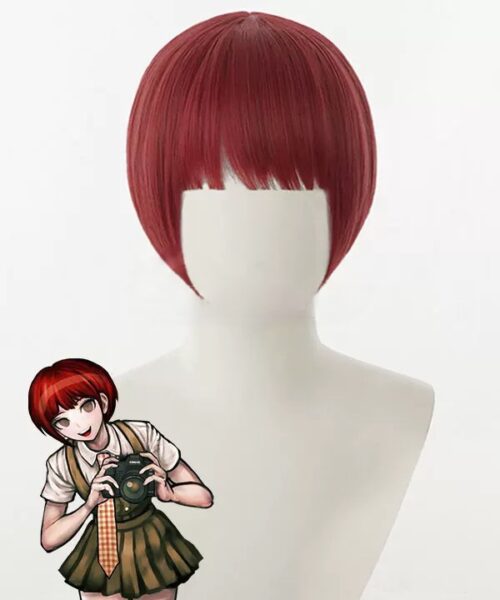 Cosplay Wig Compatible with Danganronpa Koizumi Mahiru Character Wig Halloween props Suitable for role-playing Heat Resistant Stylable Multiple Bright Colors Gift for Comic Exhibition Enthusiasts Holiday