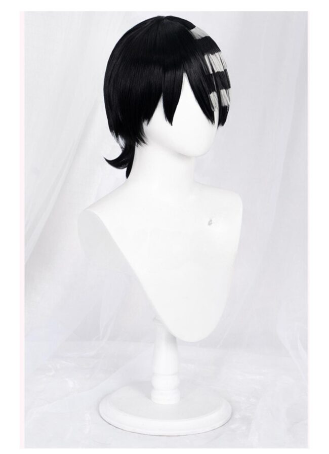 Cosplay Wig Compatible with BLEACH Death·The·Kid Character Wig Halloween props Suitable for role-playing Heat Resistant Stylable Multiple Bright Colors Gift for Comic Exhibition Enthusiasts Holiday - Image 4