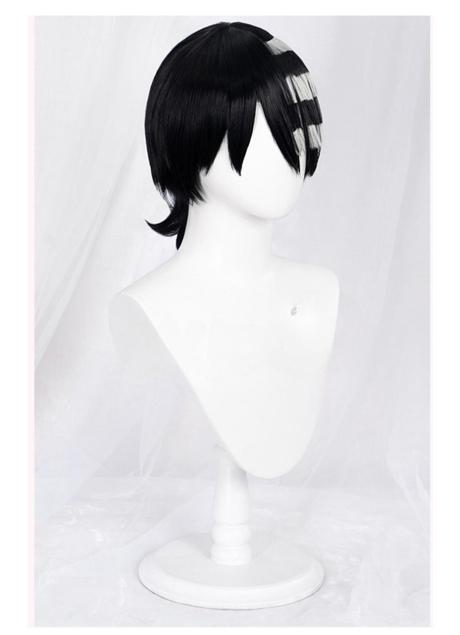 Cosplay Wig Compatible with BLEACH Death·The·Kid Character Wig Halloween props Suitable for role-playing Heat Resistant Stylable Multiple Bright Colors Gift for Comic Exhibition Enthusiasts Holiday - Image 4