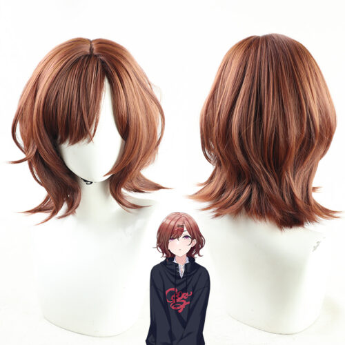 Cosplay Wig THE IDOLM@STER SHINY COLORS Higuchi Madoka Character Wig Halloween props Suitable for role-playing Heat Resistant Stylable Multiple Bright Colors Gift for Comic Exhibition Enthusiasts Holiday