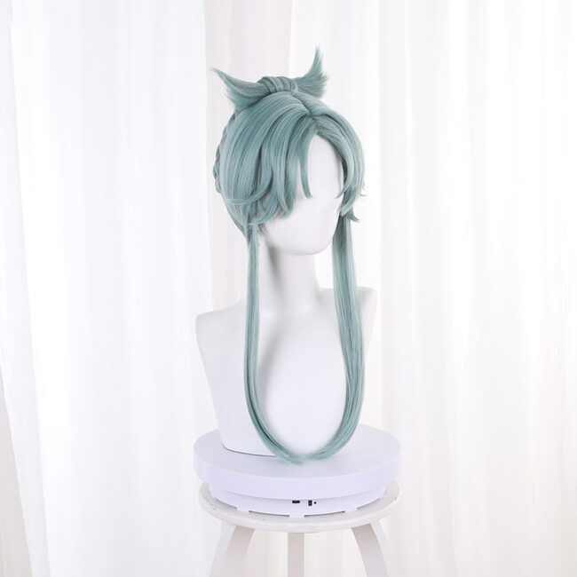 Cosplay Wig Genshin impact Madame Ping Character Wig Halloween props Suitable for role-playing Heat Resistant Stylable Multiple Bright Colors Gift for Comic Exhibition Enthusiasts Holiday - Image 5
