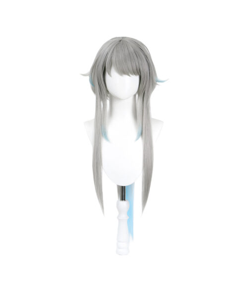 Cosplay Wig Genshin impact Guizhong Character Wig Halloween props Suitable for role-playing Heat Resistant Stylable Multiple Bright Colors Gift for Comic Exhibition Enthusiasts Holiday