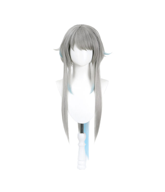 Cosplay Wig Genshin impact Guizhong Character Wig Halloween props Suitable for role-playing Heat Resistant Stylable Multiple Bright Colors Gift for Comic Exhibition Enthusiasts Holiday