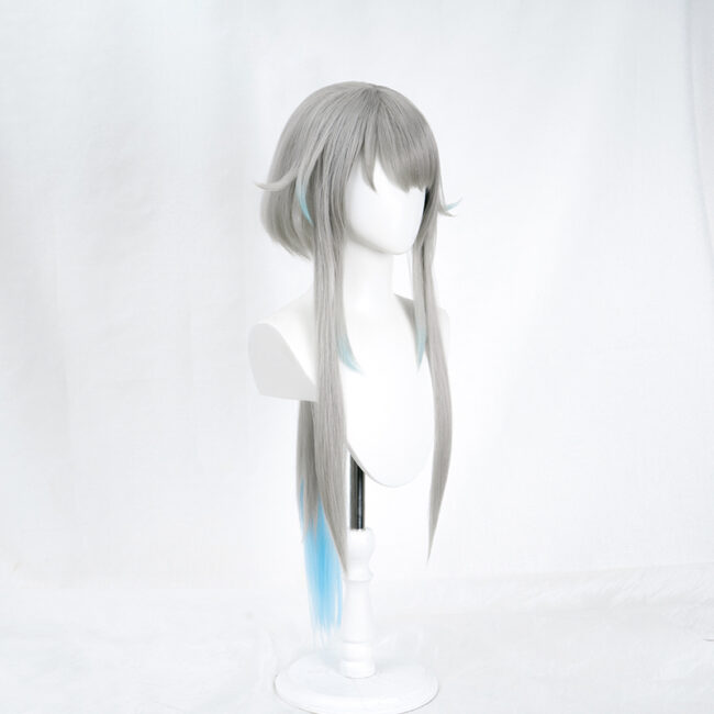 Cosplay Wig Genshin impact Guizhong Character Wig Halloween props Suitable for role-playing Heat Resistant Stylable Multiple Bright Colors Gift for Comic Exhibition Enthusiasts Holiday - Image 2