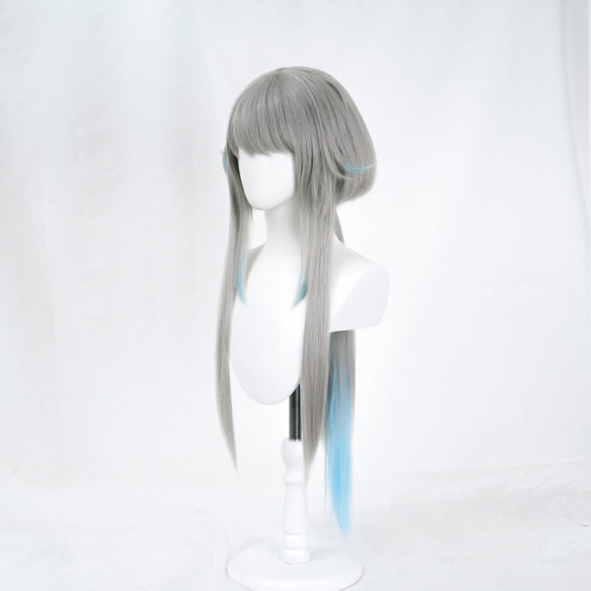 Cosplay Wig Genshin impact Guizhong Character Wig Halloween props Suitable for role-playing Heat Resistant Stylable Multiple Bright Colors Gift for Comic Exhibition Enthusiasts Holiday - Image 3