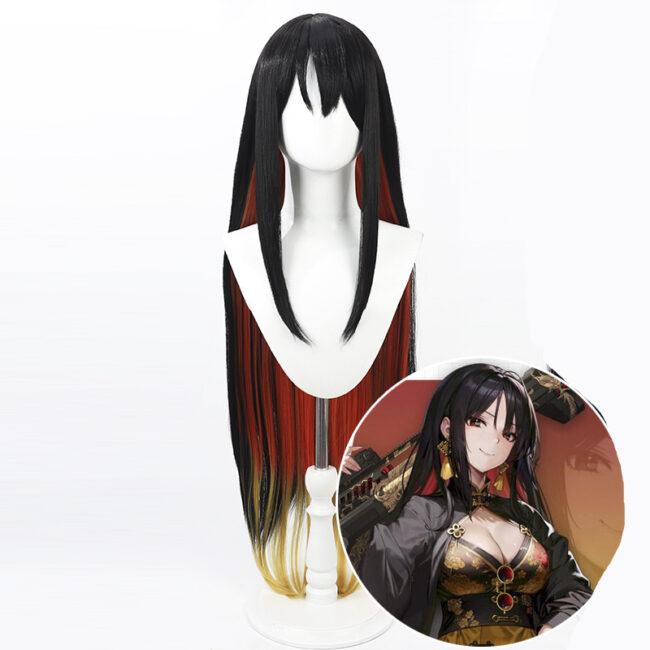 Cosplay Wig Compatible with GODDESS OF VICTORY: NIKKE Moran Character Wig Halloween props Suitable for role-playing Heat Resistant Stylable Multiple Bright Colors Gift for Comic Exhibition Enthusiasts Holiday