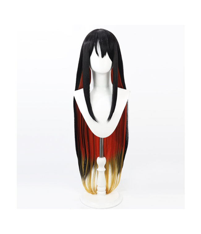Cosplay Wig Compatible with GODDESS OF VICTORY: NIKKE Moran Character Wig Halloween props Suitable for role-playing Heat Resistant Stylable Multiple Bright Colors Gift for Comic Exhibition Enthusiasts Holiday - Image 5
