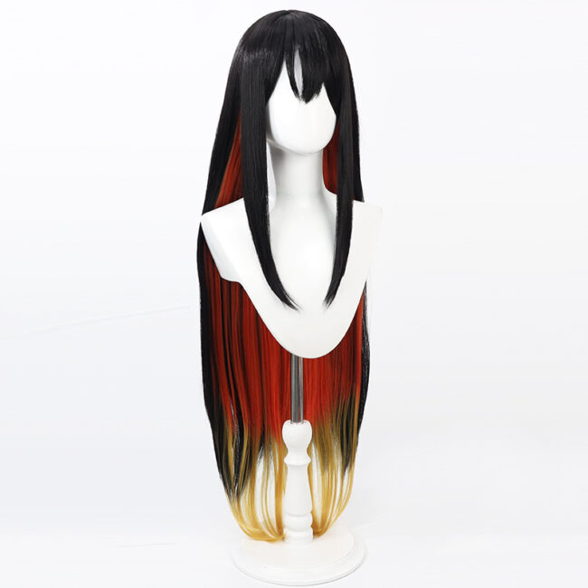 Cosplay Wig Compatible with GODDESS OF VICTORY: NIKKE Moran Character Wig Halloween props Suitable for role-playing Heat Resistant Stylable Multiple Bright Colors Gift for Comic Exhibition Enthusiasts Holiday - Image 2