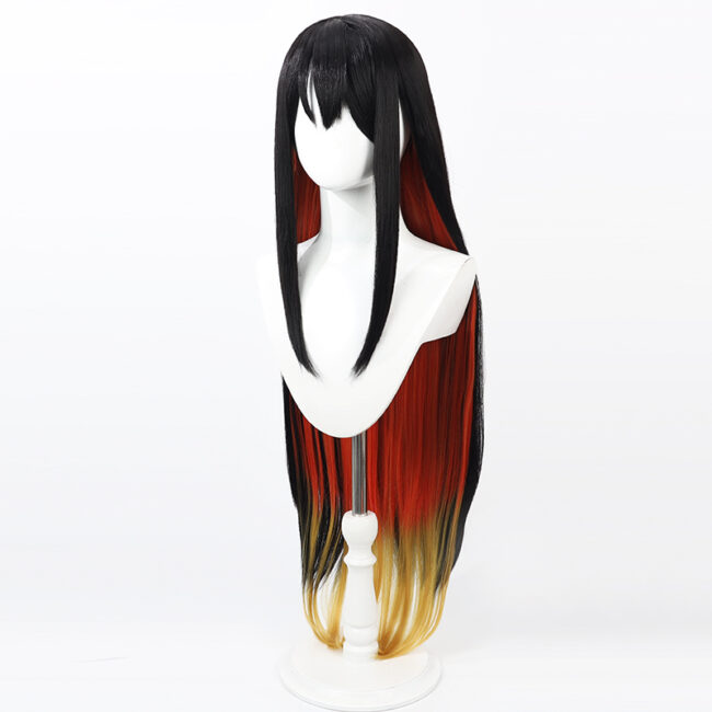 Cosplay Wig Compatible with GODDESS OF VICTORY: NIKKE Moran Character Wig Halloween props Suitable for role-playing Heat Resistant Stylable Multiple Bright Colors Gift for Comic Exhibition Enthusiasts Holiday - Image 3