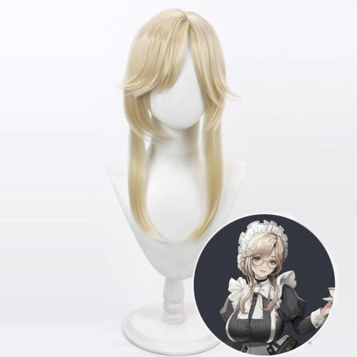 Cosplay Wig Compatible with GODDESS OF VICTORY: NIKKE Ade Character Wig Halloween props Suitable for role-playing Heat Resistant Stylable Multiple Bright Colors Gift for Comic Exhibition Enthusiasts Holiday