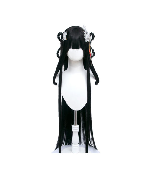 Cosplay Wig Compatible with Azur Lane ROC Yat Sen Character Wig Halloween props Suitable for role-playing Heat Resistant Stylable Multiple Bright Colors Gift for Comic Exhibition Enthusiasts Holiday