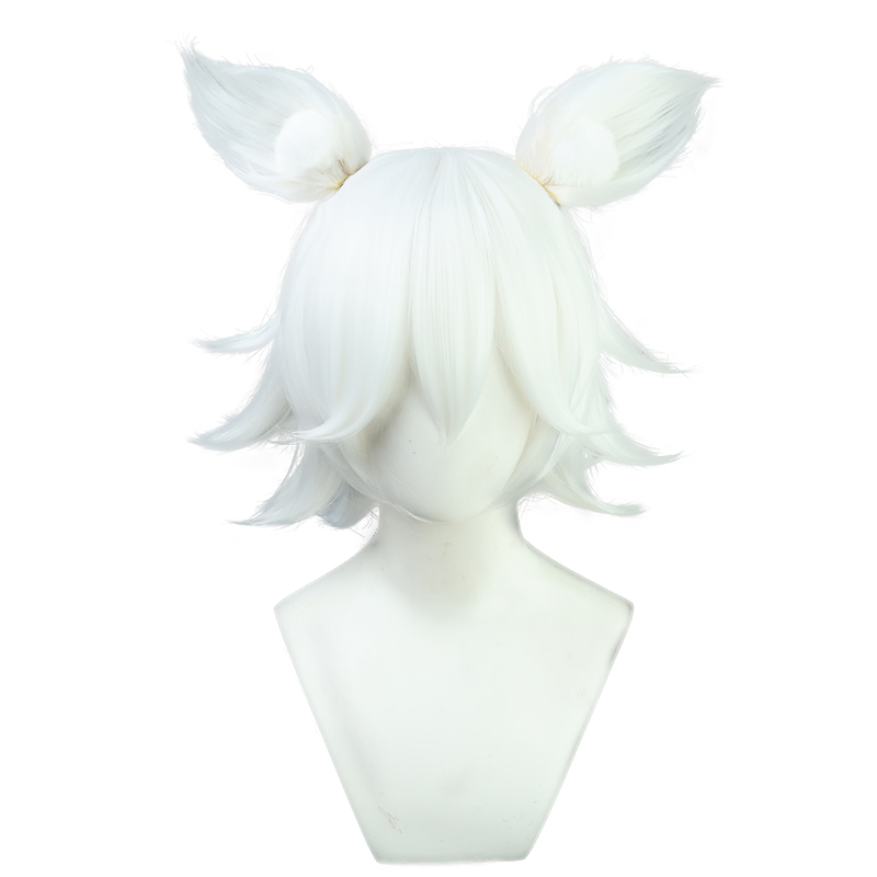 Cosplay Wig Genshin impact Kitsune Saiguu Character Wig Halloween props Suitable for role-playing Heat Resistant Stylable Multiple Bright Colors Gift for Comic Exhibition Enthusiasts Holiday - Image 3