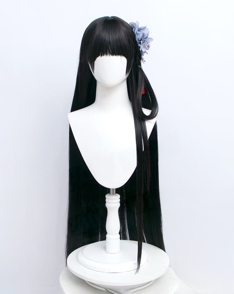Cosplay Wig Compatible with Azur Lane ROC Yat Sen Character Wig Halloween props Suitable for role-playing Heat Resistant Stylable Multiple Bright Colors Gift for Comic Exhibition Enthusiasts Holiday - Image 4