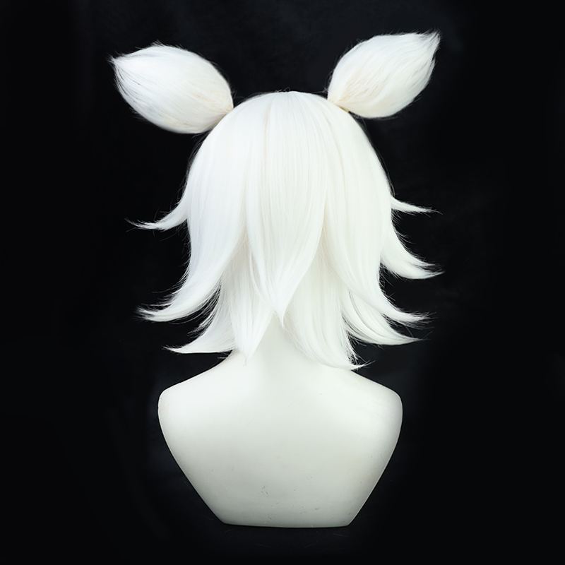 Cosplay Wig Genshin impact Kitsune Saiguu Character Wig Halloween props Suitable for role-playing Heat Resistant Stylable Multiple Bright Colors Gift for Comic Exhibition Enthusiasts Holiday - Image 4