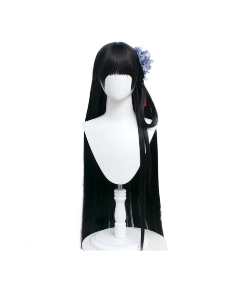 Cosplay Wig Compatible with Azur Lane ROC Yat Sen Character Wig Halloween props Suitable for role-playing Heat Resistant Stylable Multiple Bright Colors Gift for Comic Exhibition Enthusiasts Holiday