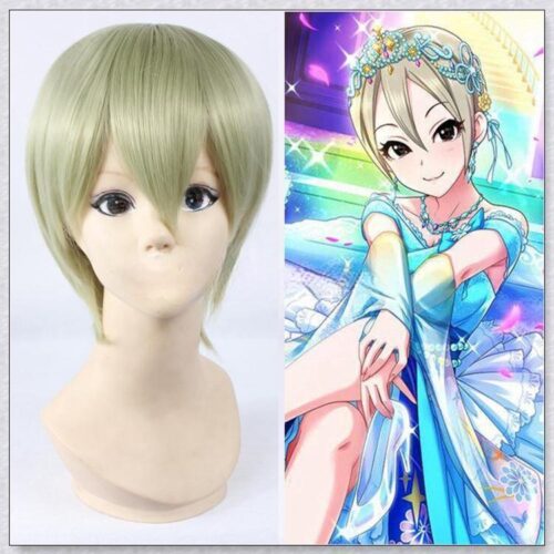 Cosplay Wig THE IDOLM@STER SHINY COLORS Shiomi Syuko Character Wig Halloween props Suitable for role-playing Heat Resistant Stylable Multiple Bright Colors Gift for Comic Exhibition Enthusiasts Holiday