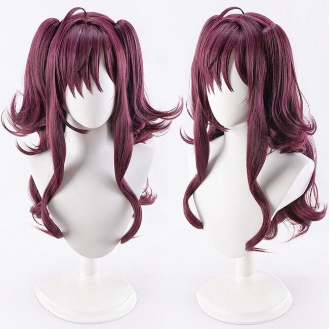 Cosplay Wig THE IDOLM@STER SHINY COLORS Ichinose Shiki Character Wig Halloween props Suitable for role-playing Heat Resistant Stylable Multiple Bright Colors Gift for Comic Exhibition Enthusiasts Holiday - Image 7