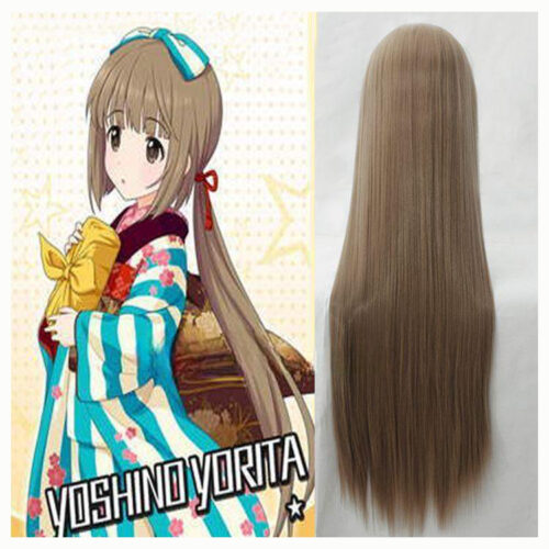 Cosplay Wig THE IDOLM@STER SHINY COLORS Yorita Yoshino Character Wig Halloween props Suitable for role-playing Heat Resistant Stylable Multiple Bright Colors Gift for Comic Exhibition Enthusiasts Holiday