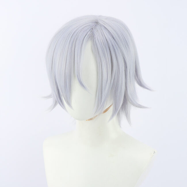 Cosplay Wig Genshin impact Diluc Ragnvindr Character Wig Halloween props Suitable for role-playing Heat Resistant Stylable Multiple Bright Colors Gift for Comic Exhibition Enthusiasts Holiday - Image 3