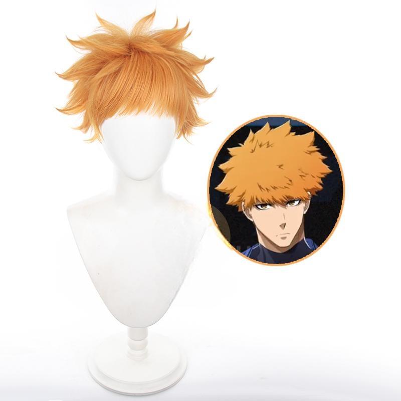 Cosplay Wig BLUE LOCK Rensuke Kunigami Character Wig Halloween props Suitable for role-playing Heat Resistant Stylable Multiple Bright Colors Gift for Comic Exhibition Enthusiasts Holiday