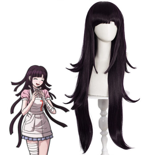 Cosplay Wig Compatible with Danganronpa Tsumiki Mikan Character Wig Halloween props Suitable for role-playing Heat Resistant Stylable Multiple Bright Colors Gift for Comic Exhibition Enthusiasts Holiday