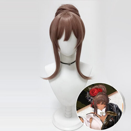 Cosplay Wig Compatible with GODDESS OF VICTORY: NIKKE Noir Character Wig Halloween props Suitable for role-playing Heat Resistant Stylable Multiple Bright Colors Gift for Comic Exhibition Enthusiasts Holiday