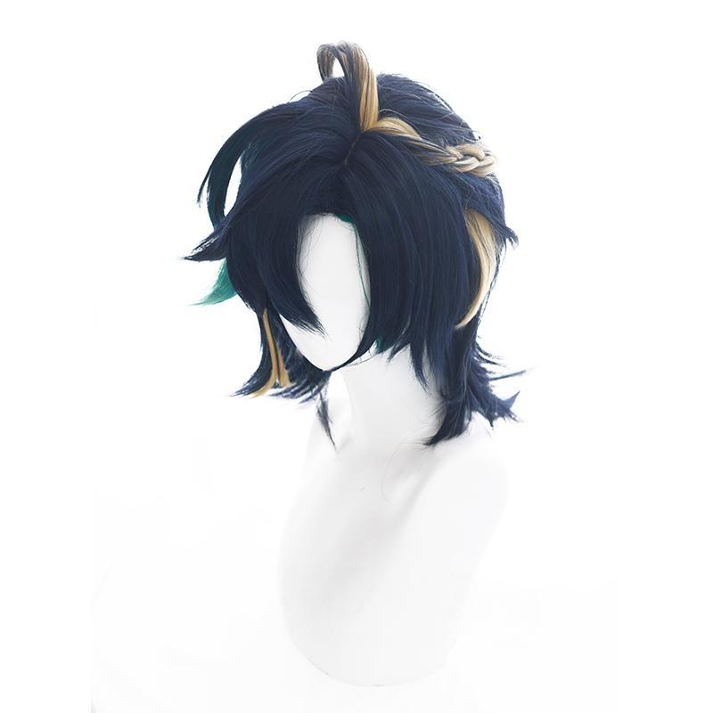 Cosplay Wig Genshin impact Kinich Character Wig Halloween props Suitable for role-playing Heat Resistant Stylable Multiple Bright Colors Gift for Comic Exhibition Enthusiasts Holiday - Image 3