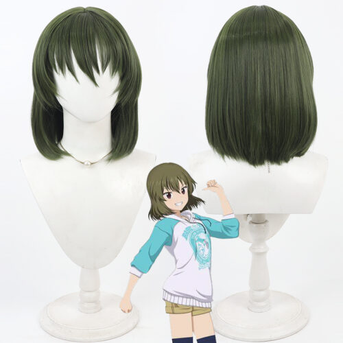 Cosplay Wig THE IDOLM@STER SHINY COLORS Nagayoshi Subaru Character Wig Halloween props Suitable for role-playing Heat Resistant Stylable Multiple Bright Colors Gift for Comic Exhibition Enthusiasts Holiday