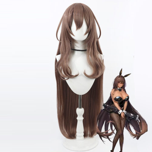 Cosplay Wig Compatible with GODDESS OF VICTORY: NIKKE Noir Character Wig Halloween props Suitable for role-playing Heat Resistant Stylable Multiple Bright Colors Gift for Comic Exhibition Enthusiasts Holiday