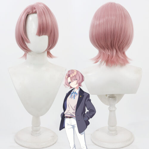 Cosplay Wig THE IDOLM@STER SHINY COLORS Arimura Mao Character Wig Halloween props Suitable for role-playing Heat Resistant Stylable Multiple Bright Colors Gift for Comic Exhibition Enthusiasts Holiday