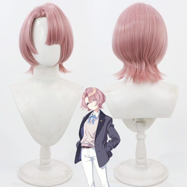 Cosplay Wig THE IDOLM@STER SHINY COLORS Arimura Mao Character Wig Halloween props Suitable for role-playing Heat Resistant Stylable Multiple Bright Colors Gift for Comic Exhibition Enthusiasts Holiday