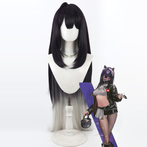 Cosplay Wig Compatible with GODDESS OF VICTORY: NIKKE Sin Character Wig Halloween props Suitable for role-playing Heat Resistant Stylable Multiple Bright Colors Gift for Comic Exhibition Enthusiasts Holiday