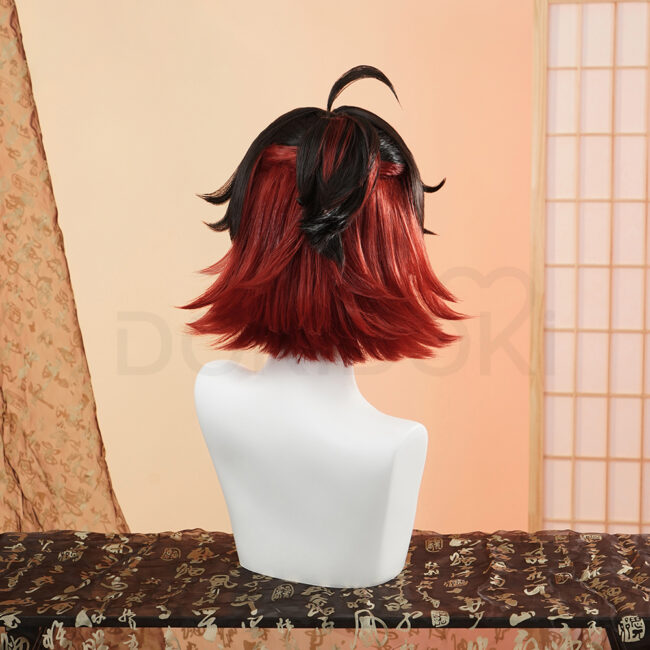Cosplay Wig Genshin impact Gaming Character Wig Halloween props Suitable for role-playing Heat Resistant Stylable Multiple Bright Colors Gift for Comic Exhibition Enthusiasts Holiday - Image 3