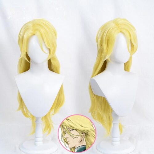 Cosplay Wig Compatible with BLEACH Jugram Haschwalth Character Wig Halloween props Suitable for role-playing Heat Resistant Stylable Multiple Bright Colors Gift for Comic Exhibition Enthusiasts Holiday
