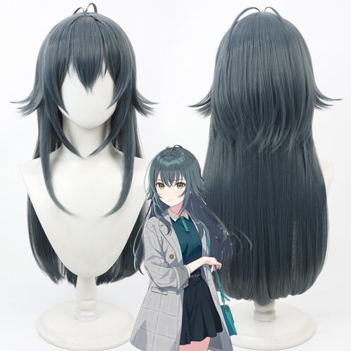 Cosplay Wig THE IDOLM@STER SHINY COLORS Tsukimura Temari Character Wig Halloween props Suitable for role-playing Heat Resistant Stylable Multiple Bright Colors Gift for Comic Exhibition Enthusiasts Holiday