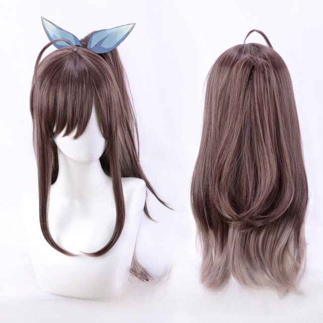 Cosplay Wig THE IDOLM@STER SHINY COLORS Tsukioka Kogane Character Wig Halloween props Suitable for role-playing Heat Resistant Stylable Multiple Bright Colors Gift for Comic Exhibition Enthusiasts Holiday - Image 3
