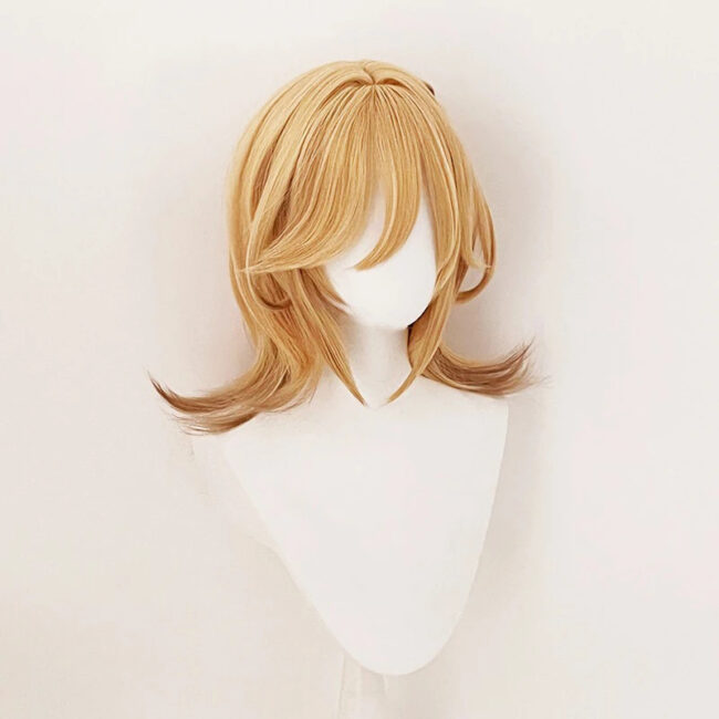Cosplay Wig Genshin impact Kaveh Character Wig Halloween props Suitable for role-playing Heat Resistant Stylable Multiple Bright Colors Gift for Comic Exhibition Enthusiasts Holiday - Image 4