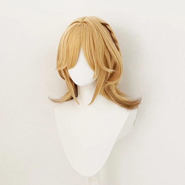 Cosplay Wig Genshin impact Kaveh Character Wig Halloween props Suitable for role-playing Heat Resistant Stylable Multiple Bright Colors Gift for Comic Exhibition Enthusiasts Holiday - Image 5