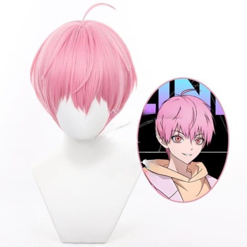 Cosplay Wig Compatible with Link Click Li Tianchen Character Wig Halloween props Suitable for role-playing Heat Resistant Stylable Multiple Bright Colors Gift for Comic Exhibition Enthusiasts Holiday